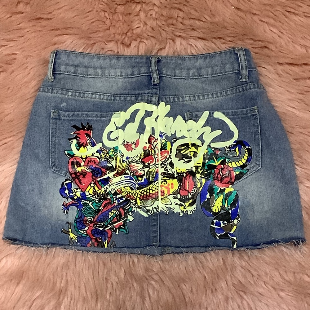 Ed Hardy 28” Skirt - Picture 2 of 5
